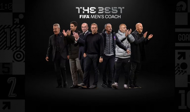 FIFA最佳教练候选：恩里克、塔帅、斯洛特、弗里克在列